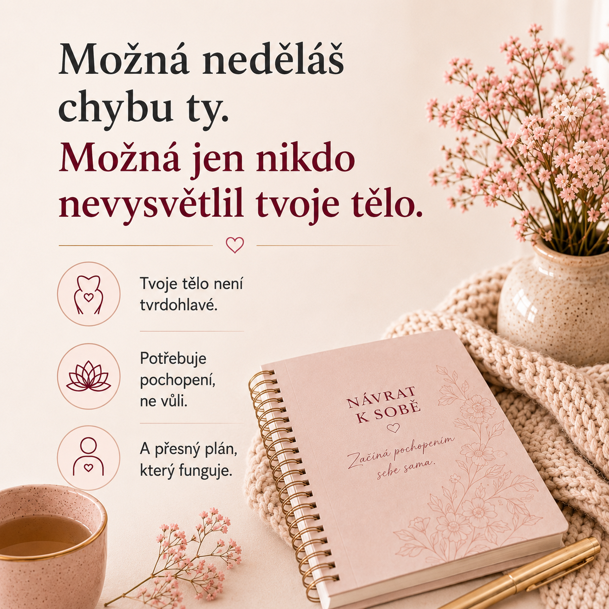 Možná neděláš chybu ty jen ti nikdo nevysvětlil tvé tělo